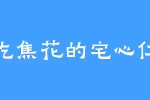 爱吃焦花的宅心仁厚