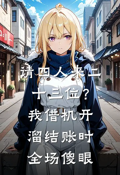 请四人来二十三位？我借机开溜，结账时全场傻眼