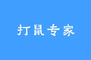 打鼠专家