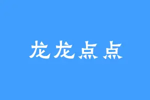 龙龙点点