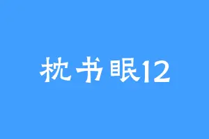 枕书眠12