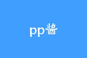 pp酱