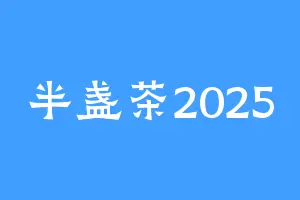半盏茶2025