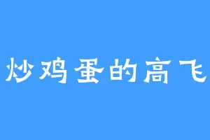 炒鸡蛋的高飞