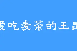 爱吃麦茶的王昆