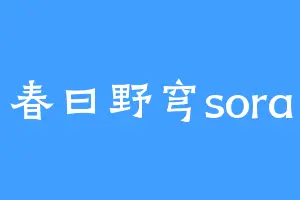 春曰野穹sora