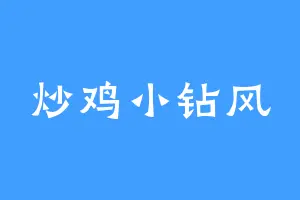 炒鸡小钻风